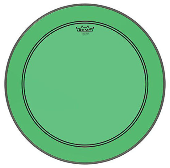 Picture of Remo Powerstroke P3 Colortone Green Bass Drumhead, 22"