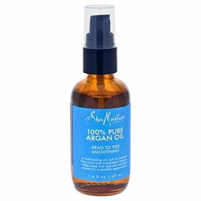 Picture of 100% Pure Argan Oil Head To Toe Smoothing by Shea Moisture for Unisex - 1.6 oz Oil