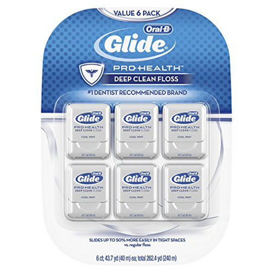 Picture of Glide Oral-B Pro-Health Deep Clean Floss, Mint, Pack of 6