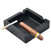 Picture of Cigar Ashtray Big Ashtrays for Cigarettes Outdoors Large Black 4 Dual-use Rest Unbreakable Silicone Cigar Ashtray for Patio/Outside/Indoor/Home Decor