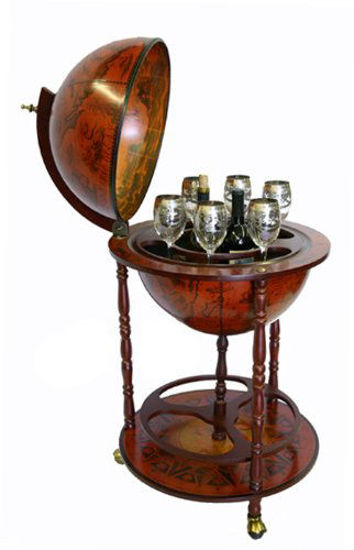 Picture of Sixteenth-Century Italian Replica Old World Globe Bar