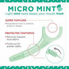 Picture of Plackers Micro Mint Dental Floss Picks, 90 Count, Pack of 3