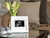 Picture of Pearhead Love at First Sight Sonogram Picture Frame, Baby Ultrasound Photo Frame, Baby Nursery Décor, White