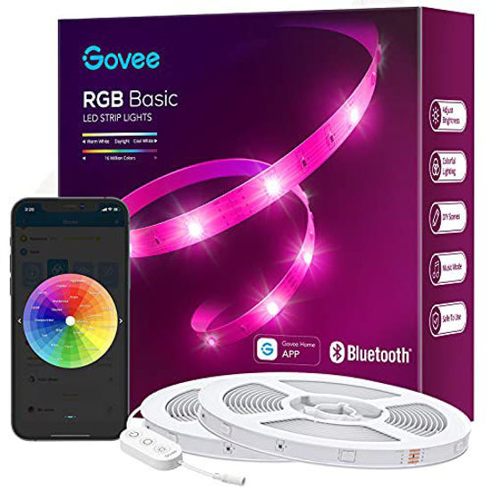  Govee 100ft LED Strip Lights, Bluetooth RGB