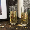 Picture of Mr and Mrs Champagne Flutes for Bride and Groom, Wedding, Engagement, Anniversary Glasses (Rose Gold, 9 oz)