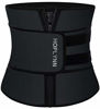 Picture of HOPLYNN Neoprene Sweat Waist Trainer Corset Trimmer Shaper Belt for Women , Workout Plus Size Waist Cincher Stomach Wraps Bands Medium Black