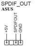 Picture of SPDIF RCA/Optical Out Back Plate Cable Bracket