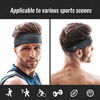 Picture of Vinsguir Mens Headband (4 Pack), Sports Headbands for Men, Workout Accessories, Sweat Band, Sweat Wicking Head Band Sweatbands for Running Gym Training Tennis Basketball Football, Unisex Hairband