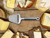 Picture of Cheese Slicer Stainless Steel, 9.3 Inch Cheese Knife Heavy Duty Plane Cheese Cutter, Shaver, Server For Semi-Soft, Semi-Hard Cheese