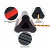 Picture of Valup Wheel Chocks - Car and RV Rubber Block - Long Connecting Rope - Heavy Duty Car Wheel Stoppers Chock - Extremely Durable - for Cars, Boats, Trucks, Aircraft, RVs (1 Pair)