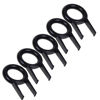 Picture of Cuziss Pack of 5pcs Black Color Rounded Key Puller Keycap Puller/Key Cap Remover Tool for Mechanical Keyboard