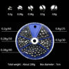 Picture of FREE FISHER Split Shot Fishing Weights, 205pcs Round Split Shot Sinker Removable Fishing Weights Sinkers 5 Sizes