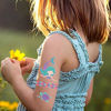 Picture of Temporary Tattoos for Kids - Glitter Tattoo Stickers,Gradient Color Fake Tattoo Stickers,Party Favor Supplies Party Decoration for Girls Boys