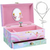 Picture of Jewelkeeper Ballerina Music Box & Little Girls Jewelry Set - 3 Ballerina Gifts for Girls