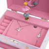 Picture of Jewelkeeper Ballerina Music Box & Little Girls Jewelry Set - 3 Ballerina Gifts for Girls