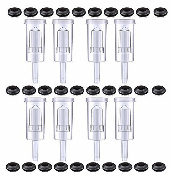 Picture of YXCC Air Locks 8 Pieces Plastic Airlock and 30 Pieces Silicone Grommets,Airlock Set for Fermenting, Brewing, Beer, Wine, Sauerkraut, Kimchi and Other Fermentation Projects