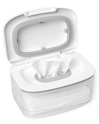 Picture of Skip Hop Wipes Dispenser, Nursery Style, Clear/White