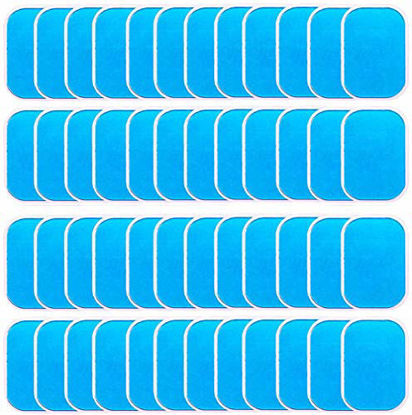 Picture of LEKEONE 50 Pcs/25 Packs Pads Abs Trainer Replacement Gel Sheet for Abdominal Muscle Trainer, Accessory for Ab Workout Toning Belt