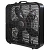 Picture of Comfort Zone CZ200ABK 20" 3-Speed Box Fan for Full-Force Air Circulation with Air Conditioner, Black