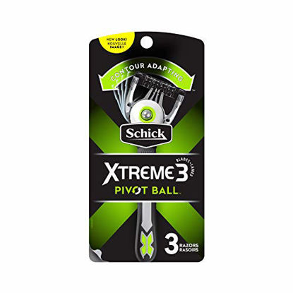 Picture of Schick Xtreme 3 Pivot Ball Disposable Razors for Men, 3 razors
