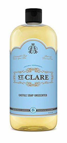 Picture of St Clare Castile Soap Unscented 32 ounce.