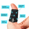 Picture of NUBS, Finger Caddies - Thumb and Finger Sleeves to Prevent Golf blisters. (Black, Medium)