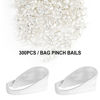 Picture of Sonew Pack of 300 Pinch Clips Clasps Bail Snap Alloy Pendant Connector for Pendants Jewelry DIY Making(Silver)