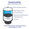 Picture of tankRO - RO Water Filtration System Expansion Tank - 6 Gallon Water Tank -- Compact Reverse Osmosis Water Storage Pressure Tank with Free 1/4" Tank Ball Valve