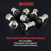 Picture of Hilitchi 40-Pieces 2 3 4 5 Pin 16mm Thread Male Female Panel Metal Aviation Wire Wire Connector Plug Assortment Kit (2 Pin / 3 Pin / 4 Pin / 5Pin)