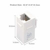 Picture of VCE UL Listed 25-Pack RJ45 CAT6 Keystone Coupler Female to Female Insert Coupler, UTP CAT6 Keystone Inline Coupler White