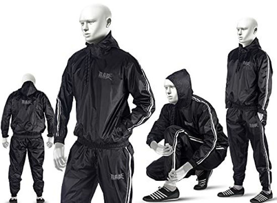 HOTSUIT Sauna Suit Men Weight Loss Jacket Pant Gym Workout Sweat Suits,  Gray, XXL : Amazon.in: Clothing & Accessories
