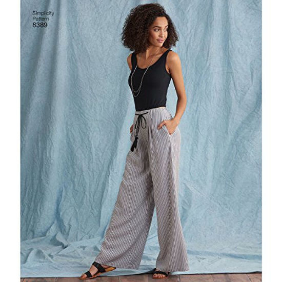 Picture of Simplicity Women's Loose Fitting Pants and Shorts Sewing Patterns, Sizes 14-22