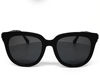 Picture of O2 Eyewear 613 Premium Oversize Womens Mens Mirror Funky Retro Fashion Candy Revo Sunglasses (METAL ARM, SOLID BLACK)