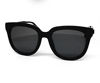 Picture of O2 Eyewear 613 Premium Oversize Womens Mens Mirror Funky Retro Fashion Candy Revo Sunglasses (METAL ARM, SOLID BLACK)