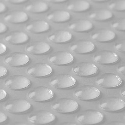 Picture of Eshanmu Self-Adhesive Clear Rubber Feet Tiny Bumpons 0.25" in Diameter x 0.079" Height PACK/100pcs (6x2mm 200pcs)