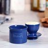 Picture of Butter Bell - The Original Butter Bell Crock by L. Tremain, French Ceramic Butter Dish, Café Retro Collection, Royal Blue, Glossy Finish