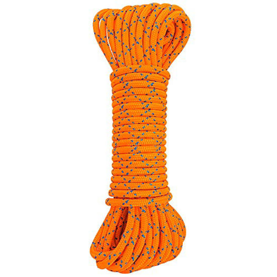 Picture of GM CLIMBING 20ft 8mm Double Braid Accessory Cord Rope Fluorescent