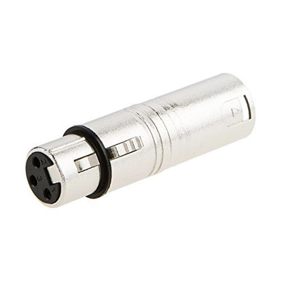 Picture of CableCreation XLR 3 Pin Female to XLR 3 Pin Male Adaptor, Silver