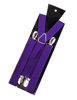 Picture of Men's X-Back Clip Suspenders Adjustable Elastic Shoulder Strap, Maroon