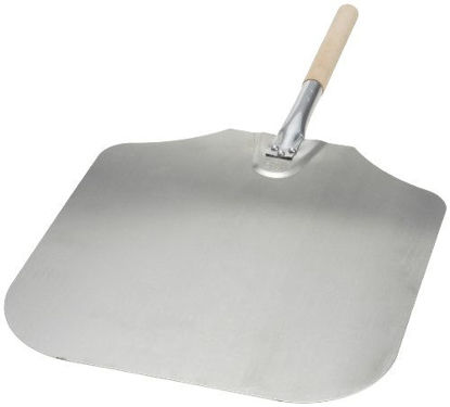 Picture of Honey-Can-Do 4439 Kitchen Supply 16-Inch x 18-Inch Aluminum Pizza Peel with Wood Handle