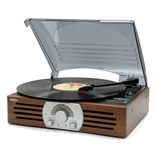 Picture of Jensen JTA-222 3-Speed Turntable, case