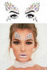 Picture of COKOHAPPY 6 Sets Festival Rhinestones Rave Mermaid Face Jewel Tattoo - Tears Gems Rainbow Crystal Rocks Bindi Body Temporary Stones Stickers (Collection 2)