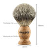 Picture of Shaving Brush, Handmade Pure Badger Hair Brush with Natural Manchurian Ash Wood Handle for Men Traditional Wet Shaving