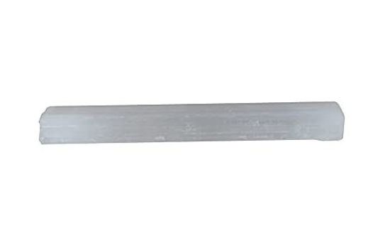 Picture of 1 Piece Selenite Stick 6 to 8.5 Inches long, 1 to 2 inches wide, white healing stone, strong protection powers