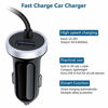 Picture of USB C Car Charger, 3.4A Fast Charging Car Adapter+3ft Type C Cable for Samsung Galaxy S21 S20 S10 Note 20 10 A10E A20 A50 A51 A01 A71 A11, LG Stylo 6/5/4 G8 G7 V60 ThinQ Moto G8 G7 Google Pixel 4 3a