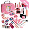 Picture of Flybay Kids Makeup Kit for Girls, Real Washable Makeup Set for Girl Children, Princess Play Makeup Toys, Pretend Makeup Kit Christmas Toys Gifts with Cosmetic Case for 4 5 6 7 8 Years Old Girls