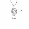 Picture of UoYu 2 Pcs The Vampire Diaries Elena Gilbert Opening Vervain Locket Pendant Necklace and Daywalking Katherine Necklace Pendant Charm Necklace-Royal Blue with Transparent Box