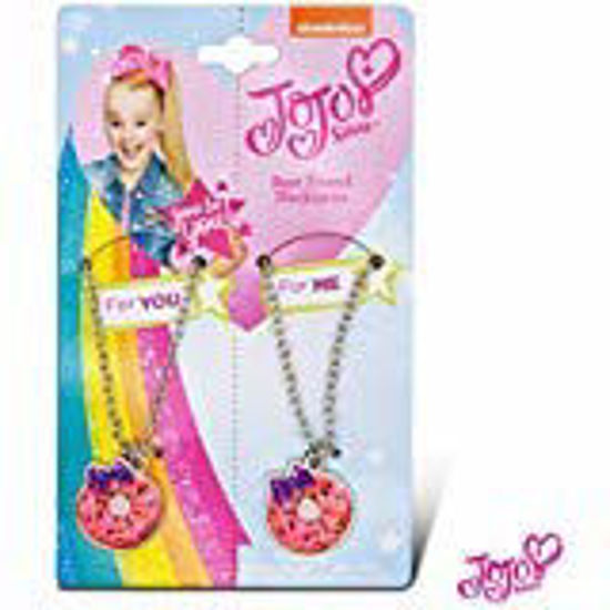 Picture of JoJo Siwa 2 Pack BFF Necklace On Card Pretend Play Toys