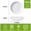 Picture of DeeCoo 7 Pack Porcelain Pasta Bowls Ceramic Salad Soup Bowl, Large Serving Bowl, Wide and Shallow, Set 8.3 Inch - 30 Ounce - for Pasta, Salad, Cereal, Soup & Microwave & Dishwasher Safe