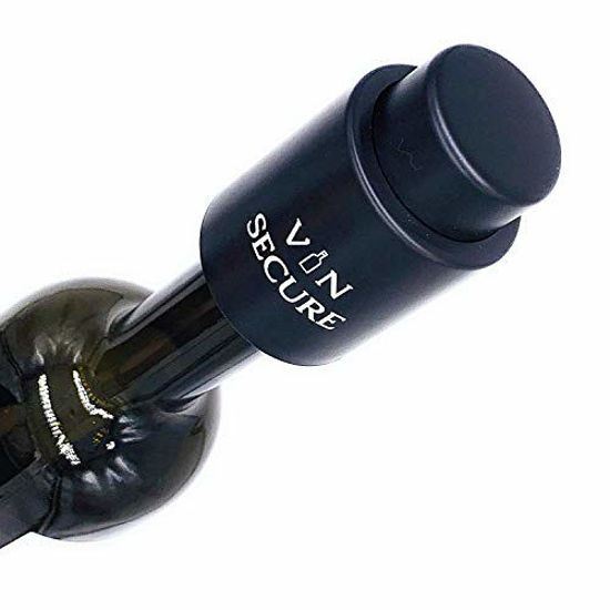 Picture of Best Wine Bottle Stopper + Vacuum Sealer, Wine Preserver, 1 Piece, Keep Wine Fresh, Gift for Wine Lovers